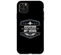 Carcasa para iPhone 11 Pro MAX La aviación Corre por mis Venas Mentalidad Profesional