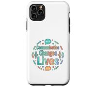 Carcasa para iPhone 11 Pro MAX La comunicación Cambia Vidas diseño de Conciencia