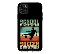 Carcasa para iPhone 11 Pro MAX La Escuela es Importante Pero el fútbol es un Jugador Importante