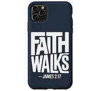 Carcasa para iPhone 11 Pro MAX La fe Camina a Santiago 2:17