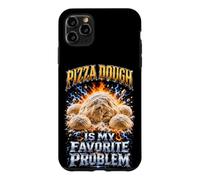 Carcasa para iPhone 11 Pro MAX La Masa de Pizza es mi Problema Favorito Foodie Baker