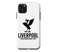 Carcasa para iPhone 11 Pro MAX Lámina Negra de Liverpool Dead Sound Since 1207 Liver Bird