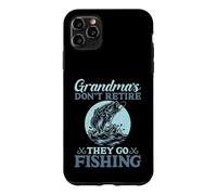 Carcasa para iPhone 11 Pro MAX Las Abuelas no se jubilan Van a Pescar Abuela Pesca