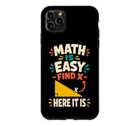 Carcasa para iPhone 11 Pro MAX Las matemáticas Son fáciles Profesor de geometría de álgebra Divertido