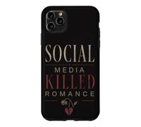 Carcasa para iPhone 11 Pro MAX Las Redes sociales Antiguas Mataron el Humor de Las Citas románticas