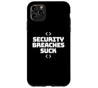 Carcasa para iPhone 11 Pro MAX Las violaciones de Seguridad apestan - Hackers de Seguridad del Programador INFOSEC