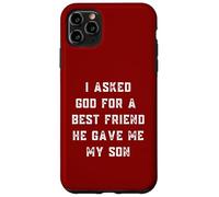 Carcasa para iPhone 11 Pro MAX Le pedí a Dios un Mejor Amigo Que me DIO a mi Hijo Día del Padre