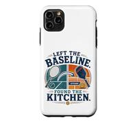 Carcasa para iPhone 11 Pro MAX Left The Baseline Encontró La Cocina Pickleball Tenis