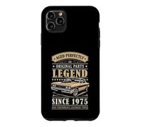 Carcasa para iPhone 11 Pro MAX Legend Since 1975 Birthday Classic Car For Men Born in 1975