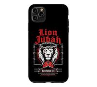 Carcasa para iPhone 11 Pro MAX León de Judá Apocalipsis 5:5 Verso bíblico gótico Cristiano