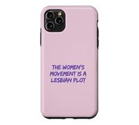 Carcasa para iPhone 11 Pro MAX Lesbian Plot Vintage 70s Feminist tee Lavender Menace Histor