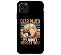 Carcasa para iPhone 11 Pro MAX Letra con Forma de corazón Vintage de Dear Pluto We Didn'T Forget You