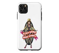 Carcasa para iPhone 11 Pro MAX Letra de Columbia Stay Sane Inside Insanity Rose Tint My World