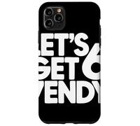 Carcasa para iPhone 11 Pro MAX Let's Get 6 7endy Tipografía Retro Años 60 70 Cumpleaños