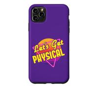 Carcasa para iPhone 11 Pro MAX Let's Get Physical 80 Disfraz de Fiesta Retro de los años Ochenta
