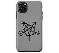 Carcasa para iPhone 11 Pro MAX LGBTQI Símbolo Pagano de Inclusión Género Wicca