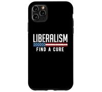 Carcasa para iPhone 11 Pro MAX Liberalismo Encuentra una Cura Divertido Meme Político Humor Gráfico