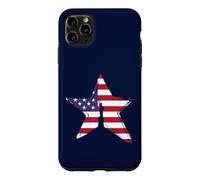 Carcasa para iPhone 11 Pro MAX Libertad Bandera Americana Estados Unidos América Patriota Estrella