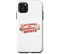 Carcasa para iPhone 11 Pro MAX Libros de Amor y Derechos de Las Mujeres Diseño Feminista Amante de los Libros