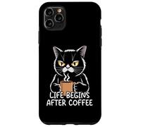 Carcasa para iPhone 11 Pro MAX Life Begins After Coffee