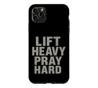 Carcasa para iPhone 11 Pro MAX Lift Heavy Pray Hard - Faith Meets Fitness
