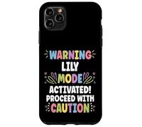 Carcasa para iPhone 11 Pro MAX Lily Personalized Name Funny Cute Custom Lily Name
