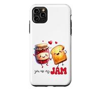 Carcasa para iPhone 11 Pro MAX Linda Tostada de Mermelada Pareja de San Valentín
