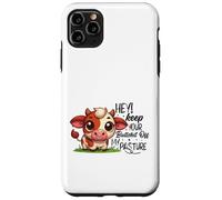 Carcasa para iPhone 11 Pro MAX Linda Vaca Mantener Fuera de mi Pasto