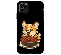 Carcasa para iPhone 11 Pro MAX Lindo Corgi Spaghetti Pasta Lover