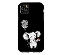 Carcasa para iPhone 11 Pro MAX Lindo Elefante Pastel Globo Celebración Sketch