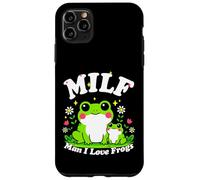 Carcasa para iPhone 11 Pro MAX Lindo Milf Hombre Amo Ranas Rana Divertido Anfibio Papá Broma