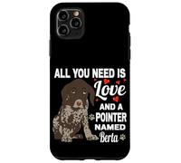 Carcasa para iPhone 11 Pro MAX Lindo Puntero Llamado Berta para alemán Puntero de Pelo Corto