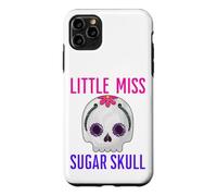 Carcasa para iPhone 11 Pro MAX Little Miss Sugar Skull Divertido Niño Niña Chica Mexicana Diversión