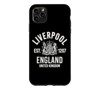Carcasa para iPhone 11 Pro MAX Liverpool EST. 1207 Inglaterra Reino Unido impresión Crema