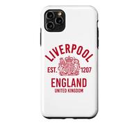 Carcasa para iPhone 11 Pro MAX Liverpool EST. 1207 Inglaterra Reino Unido Rojo Print