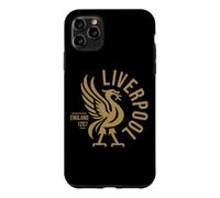 Carcasa para iPhone 11 Pro MAX Liverpool Inglaterra EST. 1207 Impresión Redonda Dorada