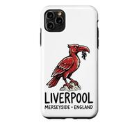 Carcasa para iPhone 11 Pro MAX Liverpool Merseyside England Zine-Ink Hígado Bird