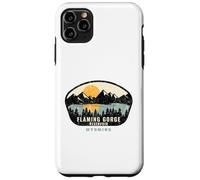 Carcasa para iPhone 11 Pro MAX Llamando desfiladero embalse Wyoming, WY Recuerdo de Vacaciones