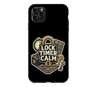 Carcasa para iPhone 11 Pro MAX Lock Timer Calm Enigma Cronómetro Equipo