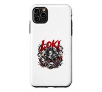 Carcasa para iPhone 11 Pro MAX Loki Dark Chaos Dios nórdico Loki Mitología Poder