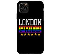 Carcasa para iPhone 11 Pro MAX London Pride England Gay Lesbianas Queer LGBT Rainbow Flag