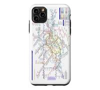 Carcasa para iPhone 11 Pro MAX Londres Reino Unido Metro Train Railway - Souvenir Ruta Mapa Europa
