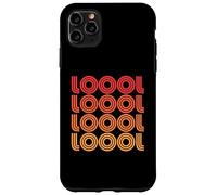 Carcasa para iPhone 11 Pro MAX Loool LOL Funny Laugh LMAO LMFAO Lolol Abreviatura Abreviatura Abanico Texto