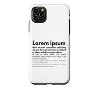 Carcasa para iPhone 11 Pro MAX Lorem Ipsum | Frases en latín, Diseño Gráfico, Edición de Textos