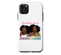 Carcasa para iPhone 11 Pro MAX Los Amigos se convierten en Nuestra Familia elegida Mujeres Negras Melanina Chicas