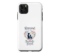 Carcasa para iPhone 11 Pro MAX Los Animales Rescatados Son Mis Favoritos Amante Perros