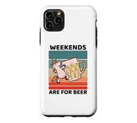 Carcasa para iPhone 11 Pro MAX Los Fines de Semana Vintage para Amantes de los Unicornios Son para