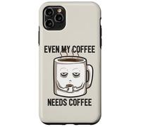 Carcasa para iPhone 11 Pro MAX Los Poderes de cafeína activan Las mañanas de Oficina para Amantes del café