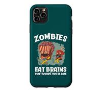 Carcasa para iPhone 11 Pro MAX Los Zom omen Cerebros no se preocupan sarcástico Zombie Halloween