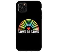Carcasa para iPhone 11 Pro MAX Love is Love Rainbow Vintage Pride LGBTQ